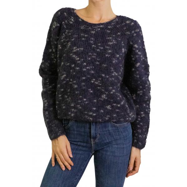 Maglione girocollo in mohair 